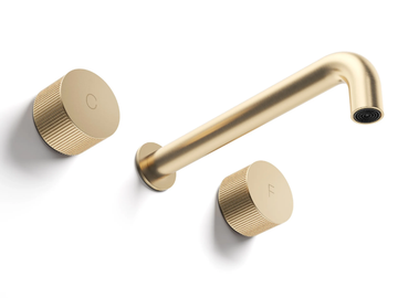 SIRIUS - 3 hole wall-mounted washbasin tap by RUBINETTERIE STELLA - view 2